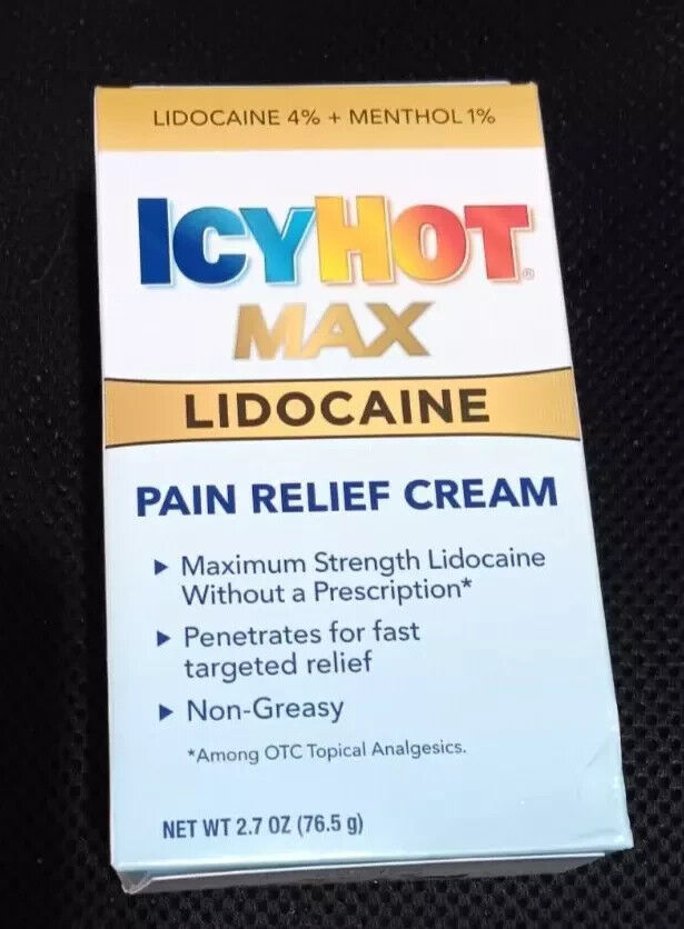 Icy Hot Maximum Strength Pain Relieving Cream  Plus Menthol 2.7 Ounce