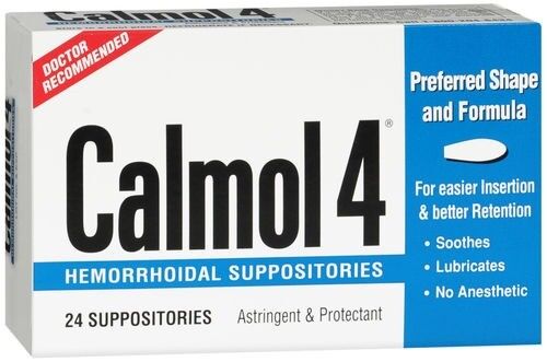 CALMOL 4 SUPPOSITORY 24 COUNT