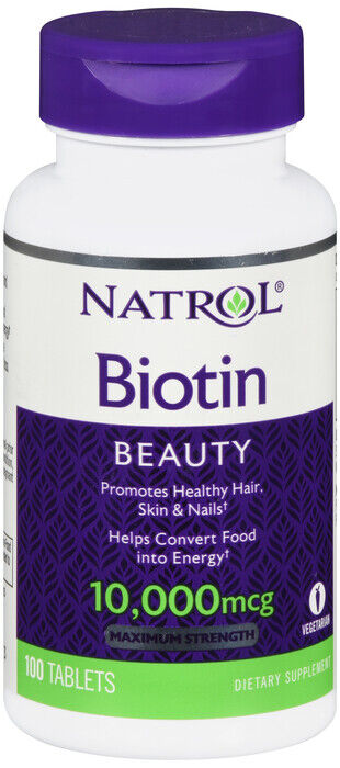 BIOTIN 10000MCG TABLET 100CT NATROL