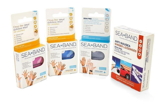 Sea-Band Adult Wristband, Natural Nausea Relief, 1-Pair COLOR MAY VARY