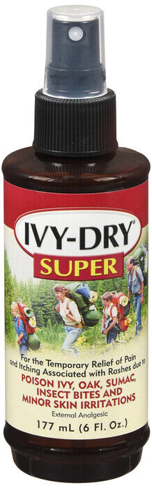 Ivy Dry Super Anti Itch Spray 6oz  X 2 BOTTLES