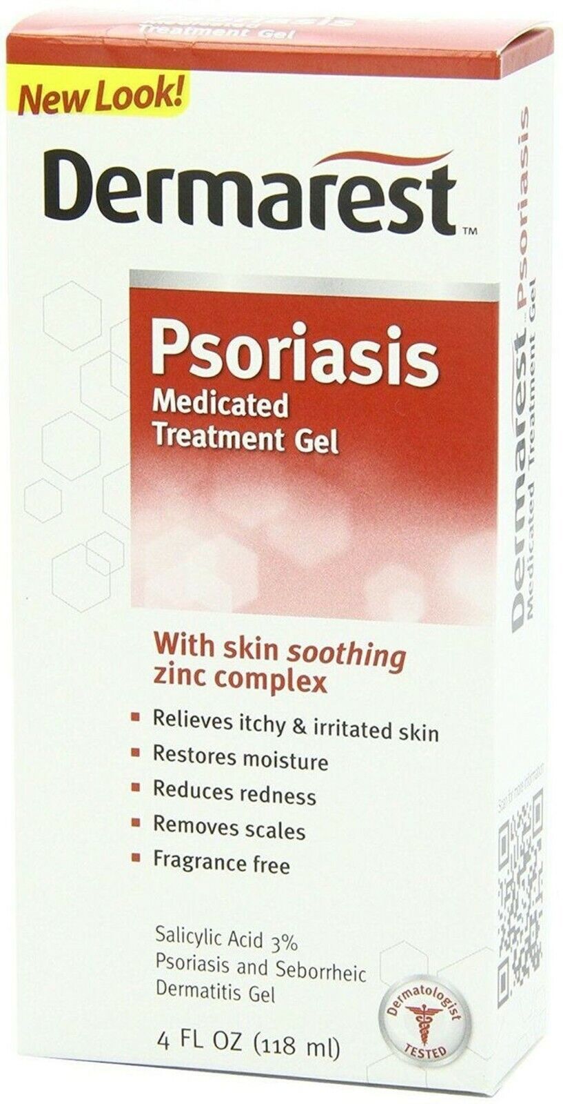 Dermarest Psoriasis Medicated Skin Treatment  Gel  4 fl oz (118 ml)