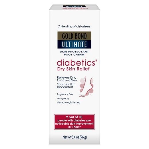 Gold Bond Ultimate Diabetic Skin Relief Foot Cream, 3.4oz