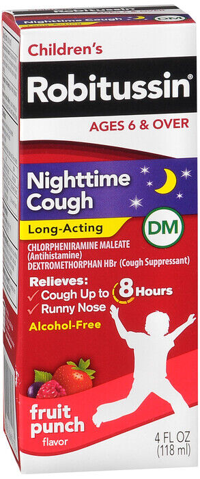 ROBITUSSIN DM CHILD NITE COUGH LIQ 4OZ