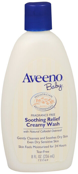 Baby Soothing Relief Creamy Wash by Aveeno for Kids - 8 oz Body Wash