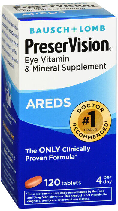 PRESERVISION  AREDS MULTIVIT TABLET 120CT