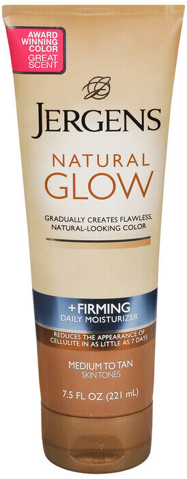 JERGENS NATURAL GLOW LOTION FIRM MED 7.5OZ