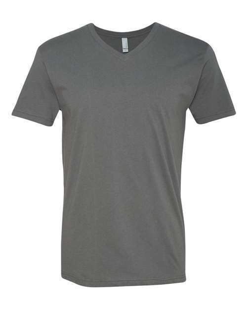 Next Level Mens Ultra Soft Premium Fit Short Sleeve V Neck T-Shirt  3200