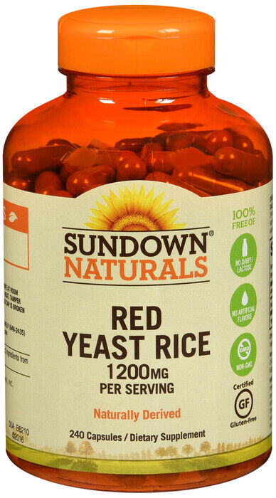 RED YEAST RICE 1200MG CAPS 240CT SUNDOWN