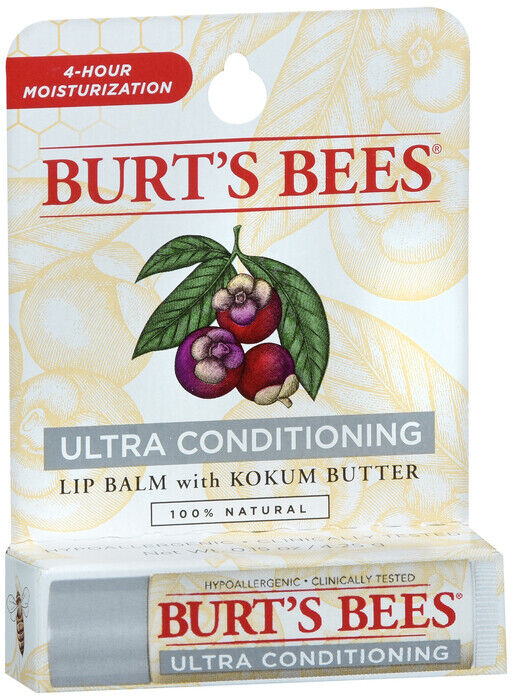 BURT'S BEES ULTRA CONDITIONING  LIP BALM 0.15OZ