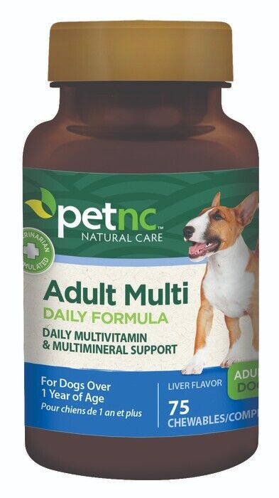 Pet NC Pet-Vite Chewables Adult Dog Multi Daily Formula 75ct