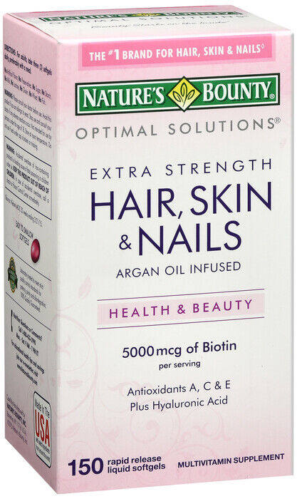 OPTIMAL SOLUTIONS HAIR SKIN NAIL SOFTGEL 150CT