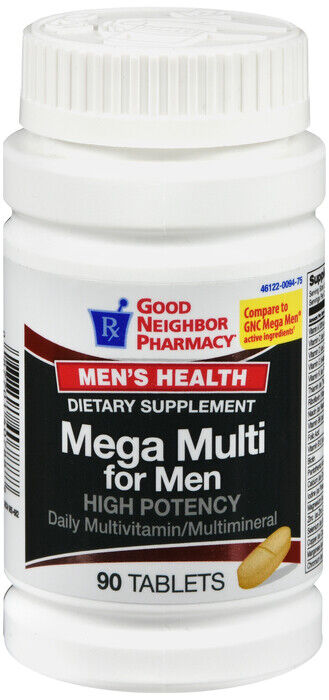 GNP MEGA MULTIVITAMIN  FOR MEN TAB 90 CT