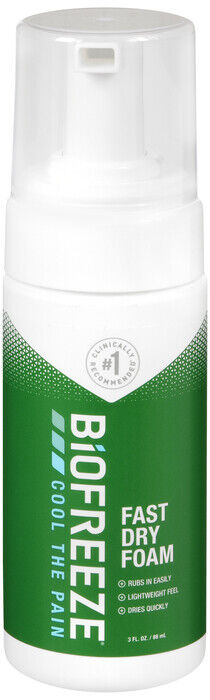 BIOFREEZE FOAM 3OZ BOTTLE