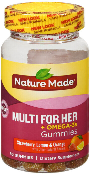 MULTI OMEGA-3 FOR  HER GUMMIES 80CT NATURE MADE