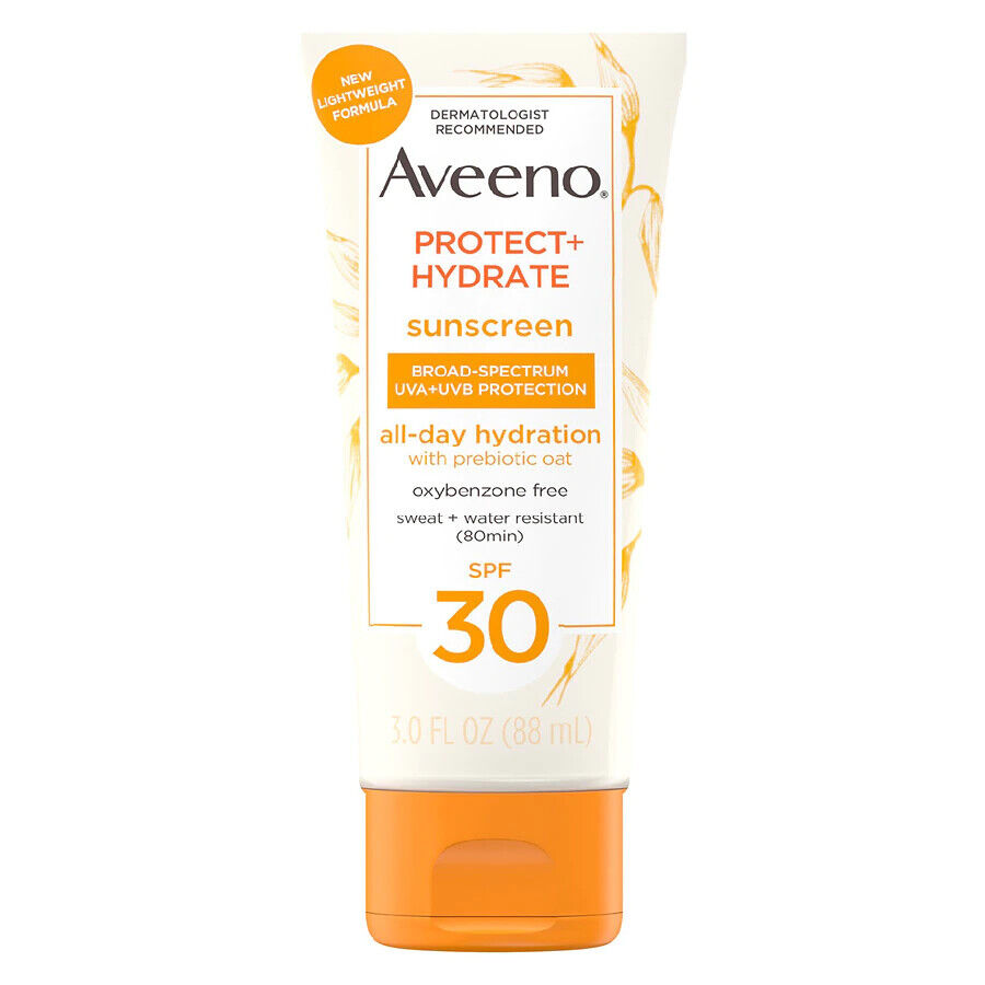 Aveeno Protect + Hydrate Body Sunscreen Lotion SPF 30  3.0oz