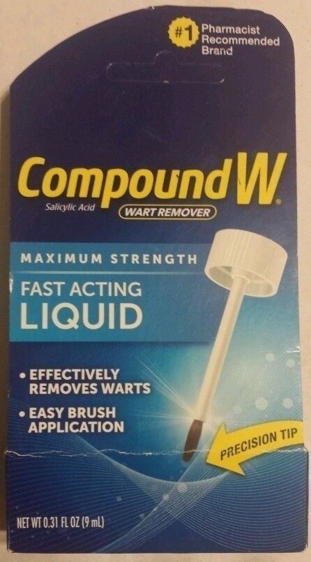 COMPOUND W MAXIMUM STRENGTH FAST ACTING LIQUID WART REMOVER .31 OZ