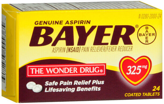 BAYER ASPIRIN TABLET 24CT