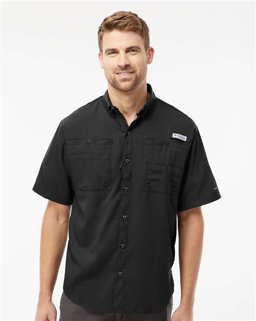 Columbia Short Sleeve Shirt, Ripstop Men’s PFG Tamiami II 128705