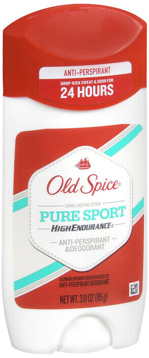 Old Spice High Endurance Anti-Perspirant - Deodorant, Pure Sport 3 oz (4 pack)