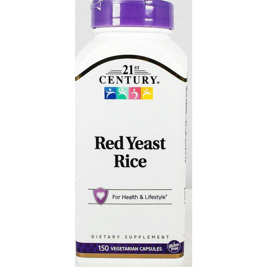 RED YEAST RICE 1200 MG 150 CAPSULES, BY 21ST CENTURY