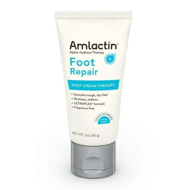 AmLactin Foot Repair Foot Cream Therapy AHA Cream, 3 Oz