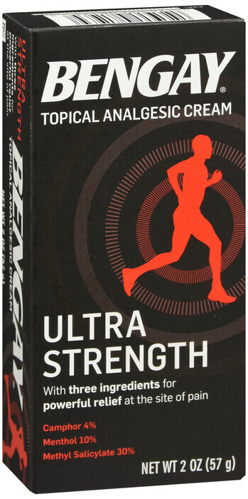 BENGAY ULTRA STRENGTH CREAM 2OZ  x 2 tubes