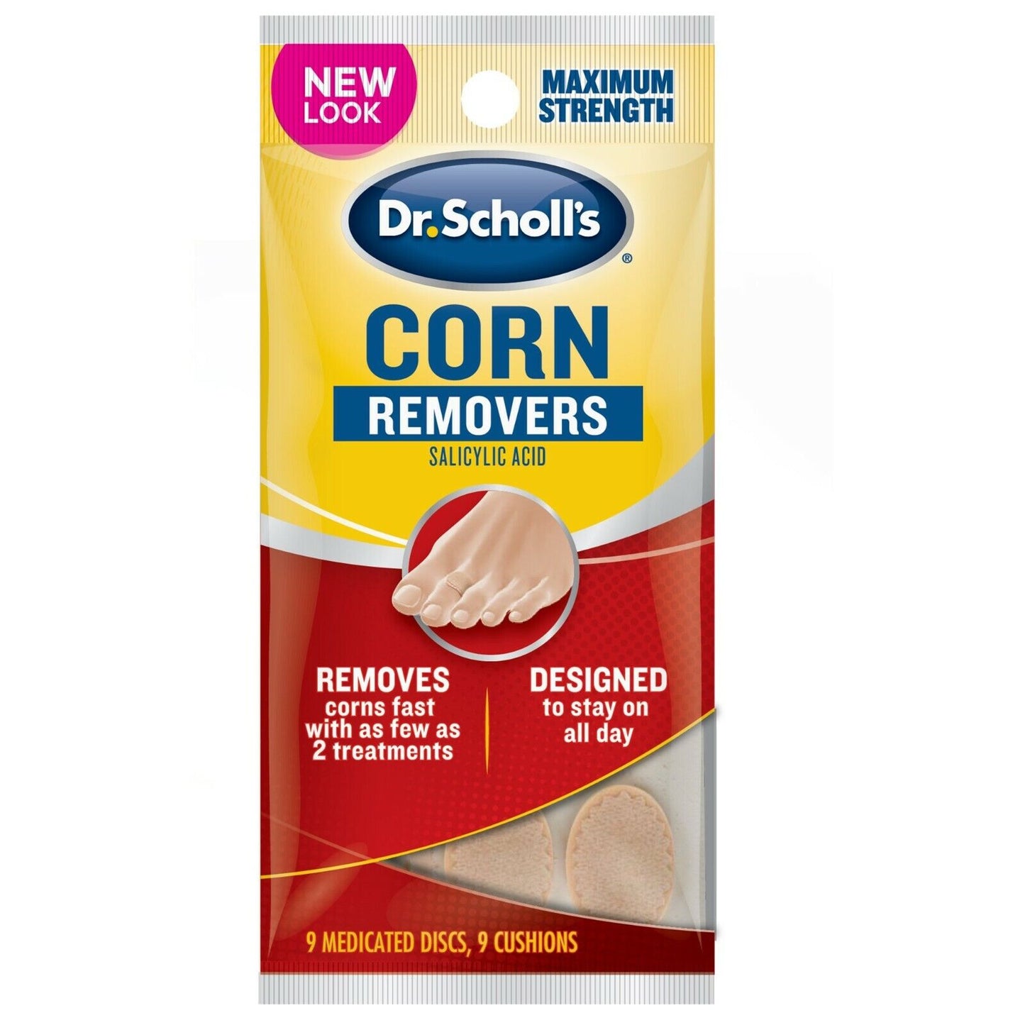 DR SCHOLLS FOOT EASE CORN CUSHION 9CT X 3 PACKS   (27 TOTAL)