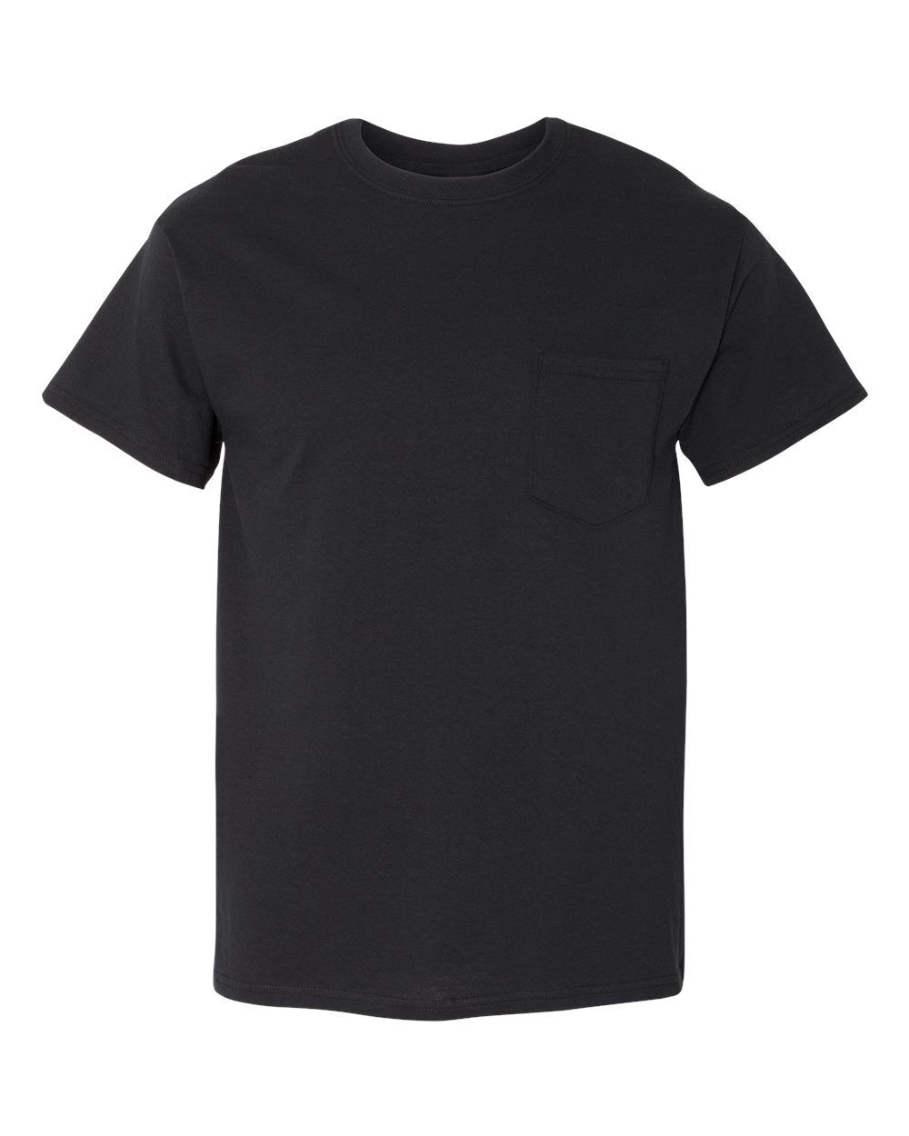 Gildan 5300 Mens Short Sleeve Heavy Cotton Crew Neck  T-Shirt With Pocket