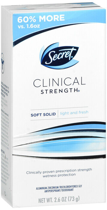 SECRET CLINICAL LIGHT AND FRESH 2.6OZ