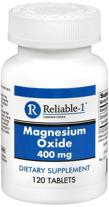 MAGNESIUM OXIDE 400MG TAB 120CT RELIABLE