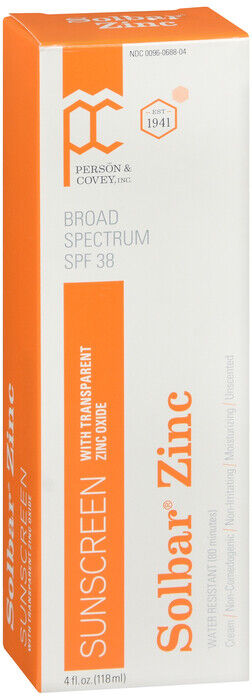 SOLBAR ZINC SUNSCREEN LOTION SPF38 4OZ