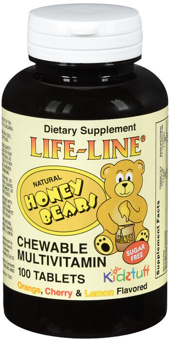 MULTIVITIMAN  CHILDREN  CHEW HONEY  BEAR 100CT NVC