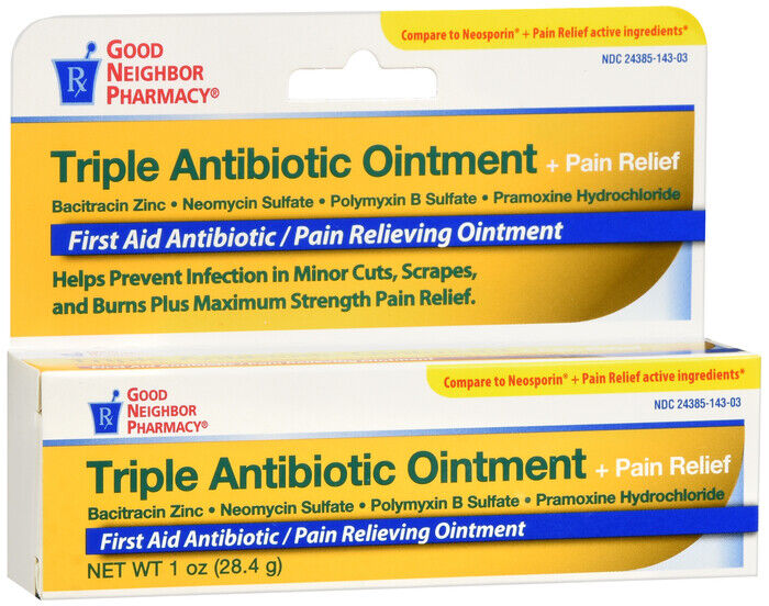 GNP TRIPLE ANTIBIOTIC +PAIN OINTMENT 1 OZ