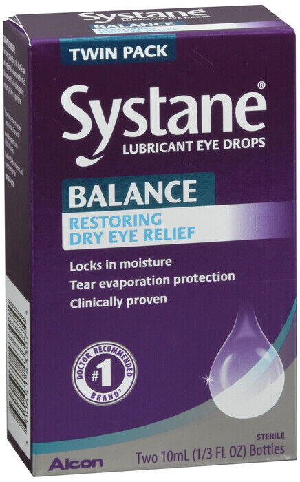 Systane Balance Dry Eye Drop 2X10ml