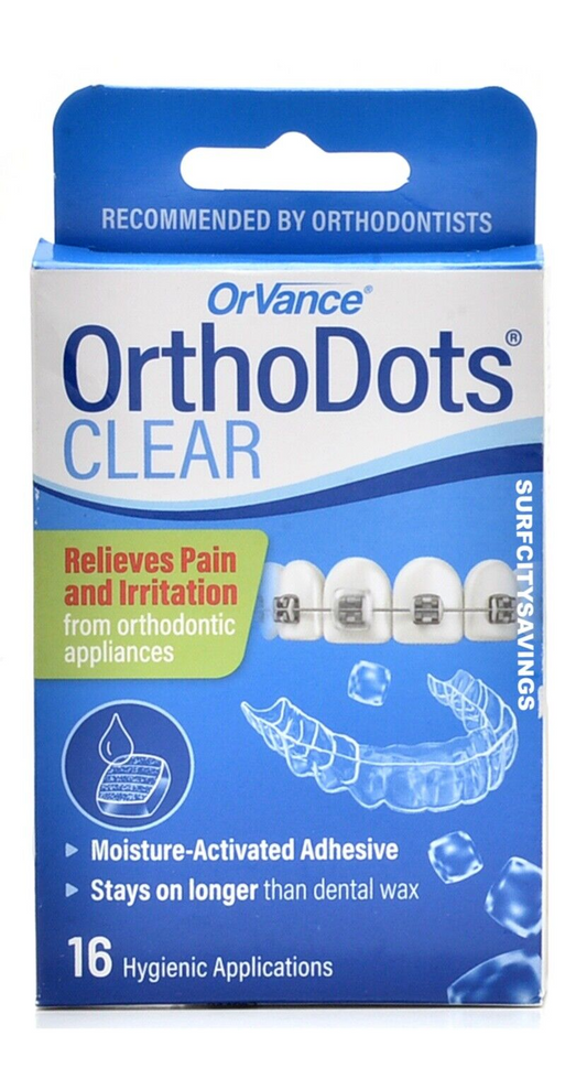 OrthoDots CLEAR Moisture Activated Adhesive 16 applications per box