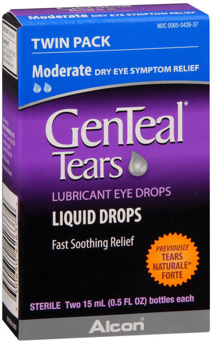 GENTEAL TEARS MODERATE TWIN PACK 2X15ML