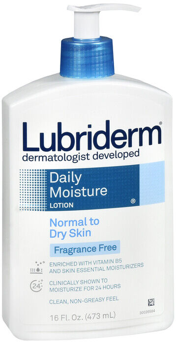 LUBRIDERM LOTION DLY MOISTURE UNSCENTED 16OZ