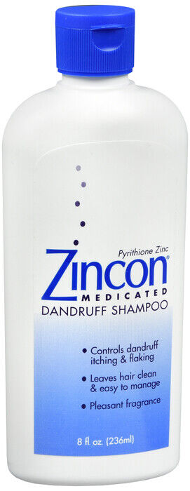 Zincon Dandruff Shampoo 8oz  ( 3 pack )