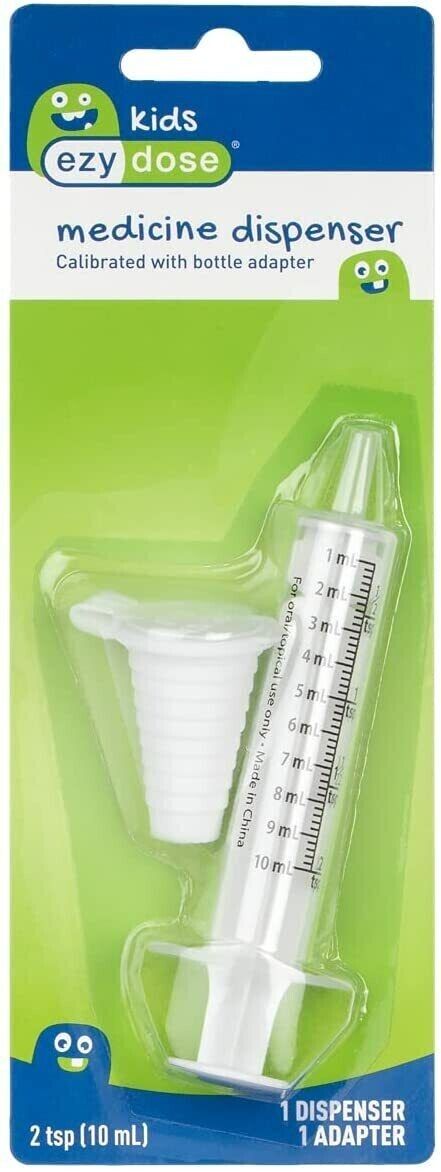 Ezy Dose Kids Baby Oral Syringe & Dispenser | Calibrated  Liquid Medicine 2 tsp