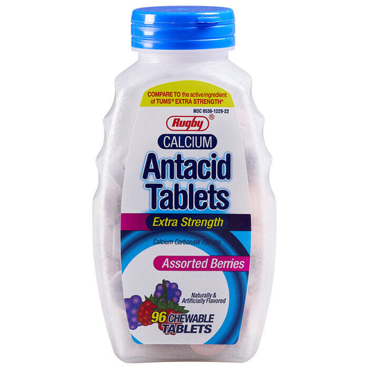 ANTACID EXTRA STRENGTH BERRY 750 MG CHEW 96