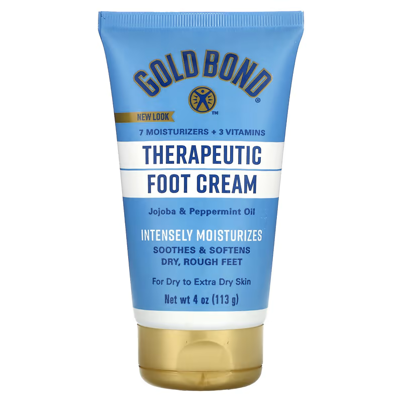 Gold Bond Foot Cream 4 Oz, Triple Action Relief  3 PACK