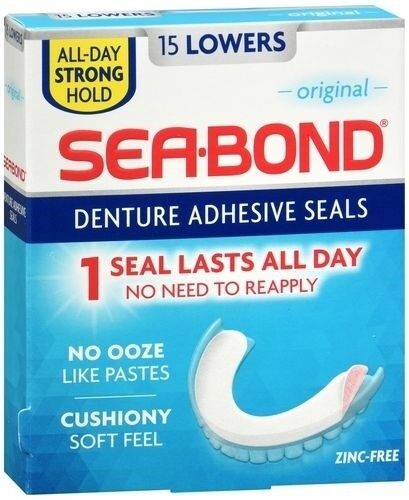 SEA BOND DENTURE ADHESIVE SEAL UPPER 15 COUNT