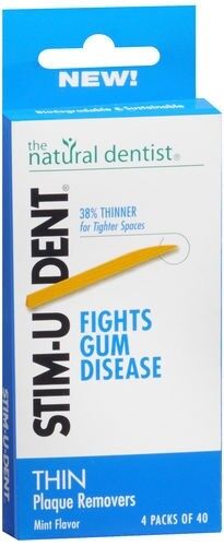 STIM-U-DENT PLAQUE REMOVERS THIN 160 COUNT