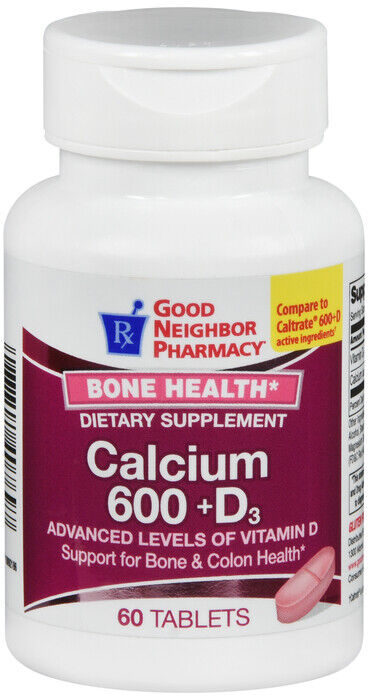 GNP CALCIUM PLUS 600 MG TAB 60CT