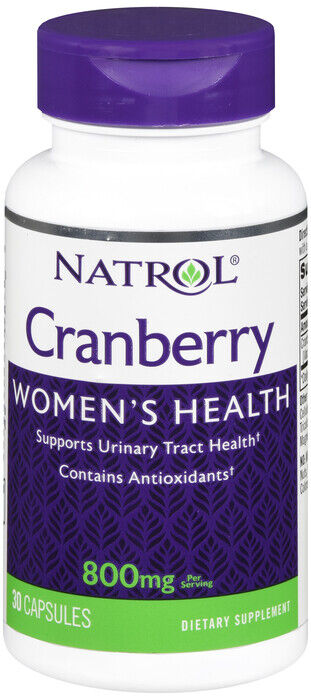 CRANBERRY WOMEN 800MG CAP 30CT NATROL