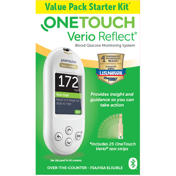 ONETOUCH VERIO REFLECT VALUE PACK 1CT