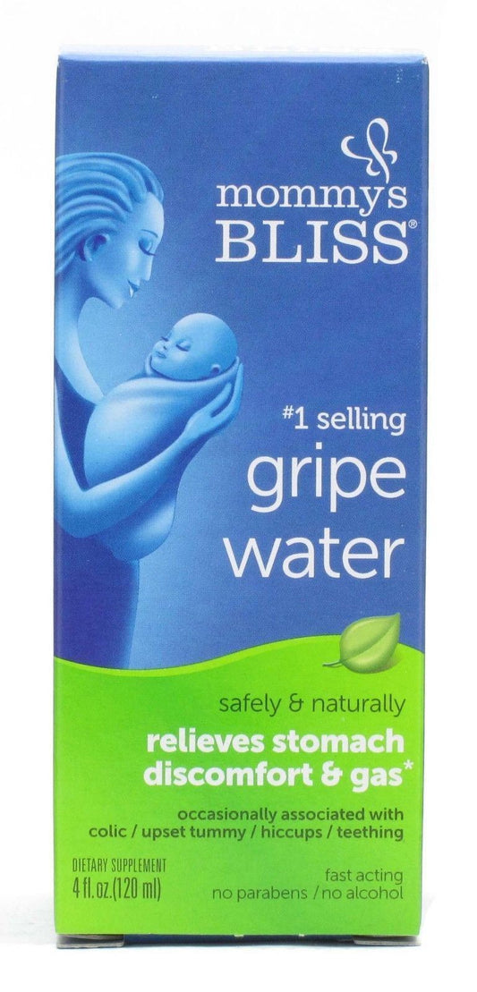 Mommy's Bliss Gripe Water Liquid 4 Oz gas relief baby