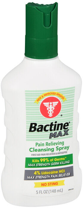 BACTINE MAX PAIN RELIEVING CLEANSING SPRAY 5OZ