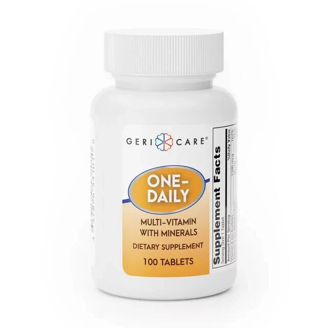 Gericare One Daily Multivitamin with  Mineral Nutritional  pack of 2 x 100